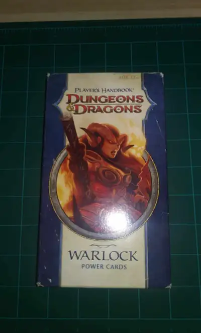 Dungeons & Dragons Warlock Power Cards For 4th Edition $10 Located East Saint John