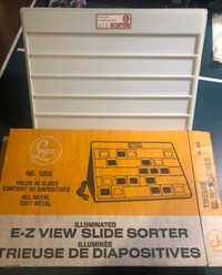 Photography Electric Slide Viewer Sorter, Backlit - As New