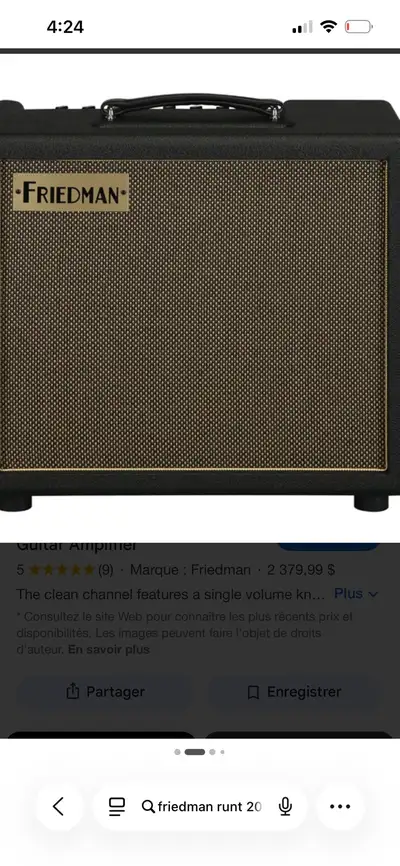 looking for a Friedman runt , View more