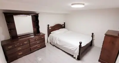 $800 for one person in one bedroom, furnished, all utilities and internet included. $450 month for e...
