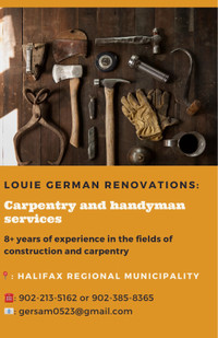 Handyman and carpentry work