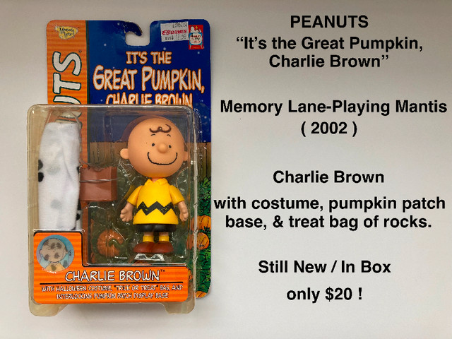 Charlie Brown - Great Pumpkin figure (2002) - new - only $20 ! in Toys & Games in City of Halifax