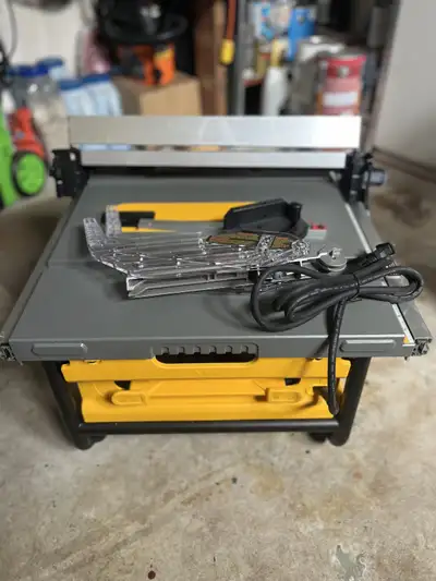 DEWALT DWE7480 10-in Compact Jobsite Table Saw, 15 Amp, View more