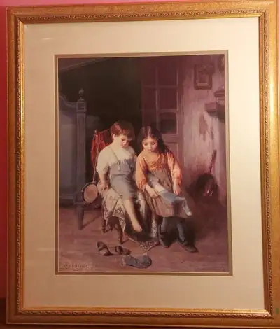 LARGE FRAMED PICTURE, View more