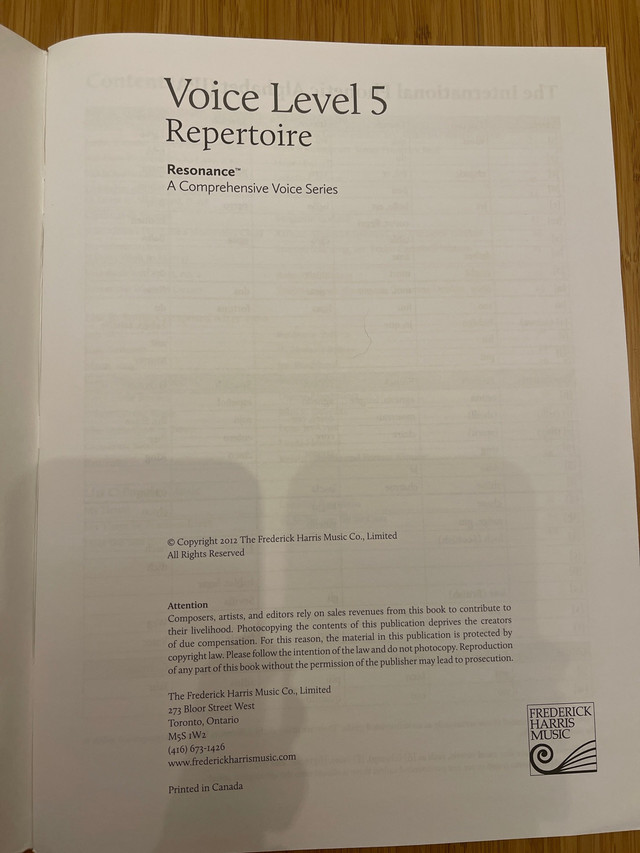 Voice Level 5:Repertoire  in Other in London - Image 2