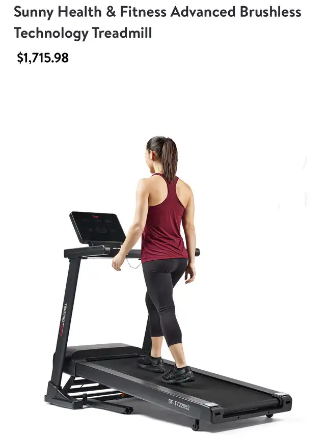 Sunny health & Fitness Treadmill in Exercise Equipment in Kitchener / Waterloo - Image 2