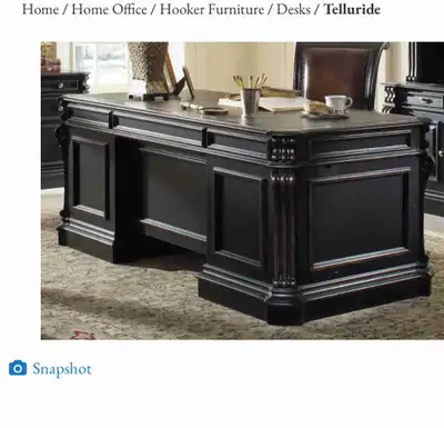 executive desk  76” hooker furniture, View more