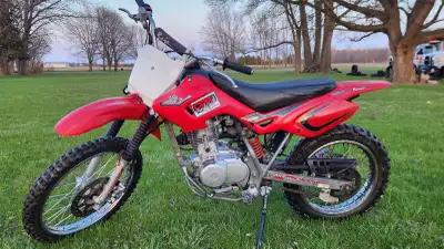 2007 Baja DR125 dirt bike. Ownership present. Great starter bike for youths to try out of they are g...