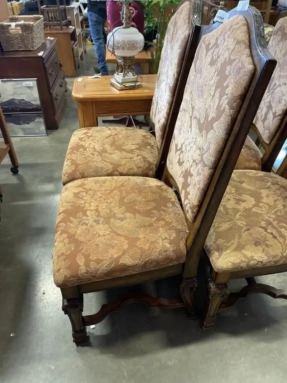 DINING CHAIRS 2/4/6/8 HIGHLY DECORATED + CARVED62863734146049123