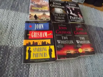 9 VARIOUS JOHN GRISHAM NOVELS/BOOKS BUNDLE DEAL, View more