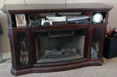 Soild wood fire place $350 OBO, View more