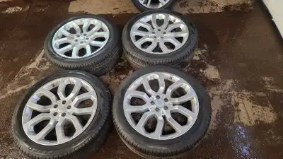 22" Land Rover Range Rover Genuine Alloy Rims Tires: Pirelli Scorpion Zero A/S Size: 275/45R22 112V...