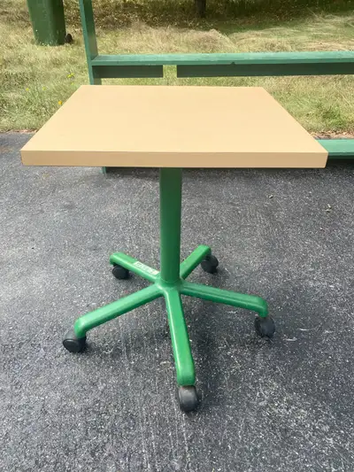 Vintage style Massey Ferguson industrial table, View more