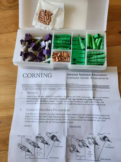 Corning Optisnap 900UM Fiber Optic Connectors - fibre optique, View more
