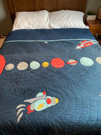 Pottery Barn Kids Space bedding