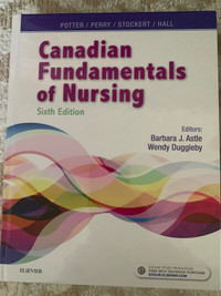 Canadian fundamental of nursing 6th edition $70