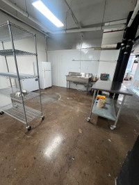 COMMERCIAL KITCHEN - RENT HOURLY  $20/HR OR EXCLUSIVE USE $2950