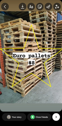 ✔♻❤ SPECIAL euro PALLETs SLIM and STURDY Dry WOOD pallets ✔♻❤