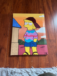 Lisa Simpson Painting