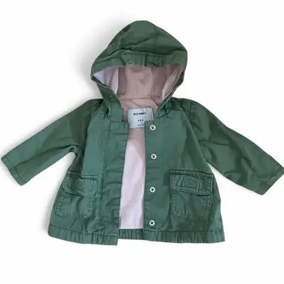 (3-6m) girl’s Jacket [Old Navy] {Spring/ Fall} cotton, cargo sty, View more