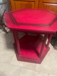 Side table fushia vintage 