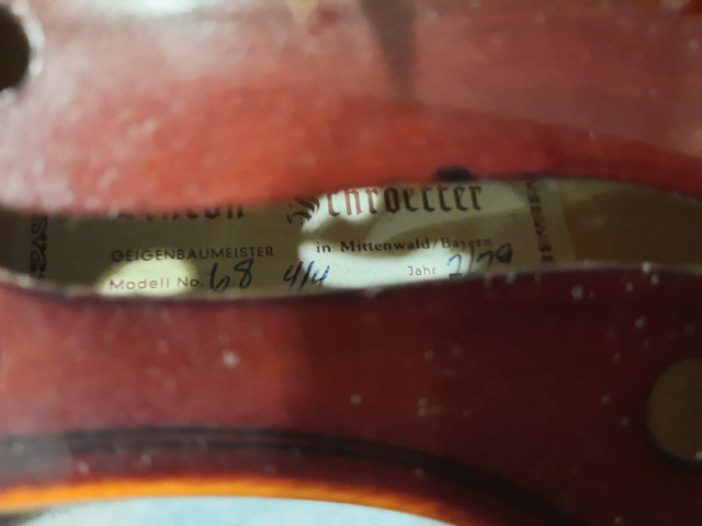 Anton Schroetter German Full-Size Violin $425 EACH (2 available) in String in Burnaby/New Westminster - Image 4
