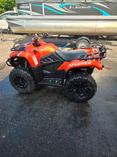 Less than 300 km on both machines, both have trail pass for this year. Basically brand new