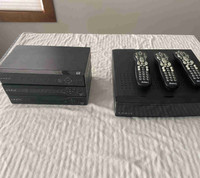 Shaw Arris HD PVR Gateway and 3 Portals/Cable Boxes w/ 3 Remotes