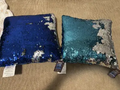 Set of 2 Shimmer Pillows - Brand with tags , View more