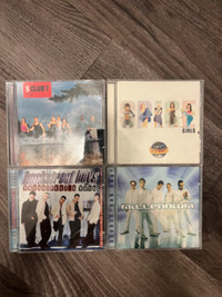 Vintage BSB x 2, Spice Girls, & S Club 7 CD's