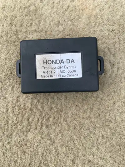 Honda transponder bypass module.  I do not install or program., View more
