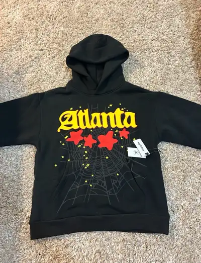  1:1 Black Atlanta Sp5der Hoodie, View more