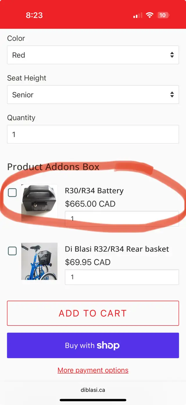 Di Blasi Folding Electric Tricycle in eBike in Oshawa / Durham Region - Image 6