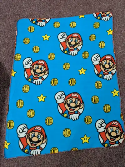 Super Mario fleece throw blanket Nintendo 40"x 50", View more