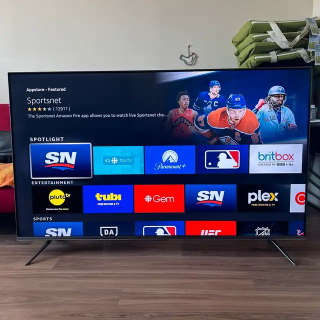 Amazon 50" 4K QLED Omni Fire TV - Smart Tv in TVs in Ottawa - Image 10