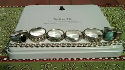 SILVER-RINGS-BRACELET-EARRINGS, View more