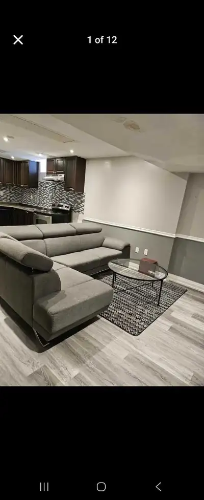 1 bedroom furnished basement apartment available in Churchill Meadows. Winston Churchill and Erin Ce...