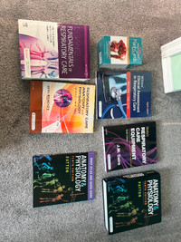 Respiratory Therapy SAIT, Year 1-3 Textbooks, and CBO booklets.
