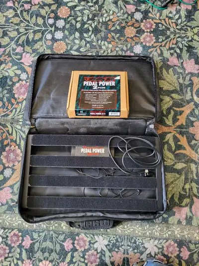 Pedal train pedal board with Voodoo Lab Plus power supply, View more