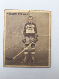 NELS STEWART …. 1933-34 Ice Kings …. ROOKIE CARD …. 2 (poor)