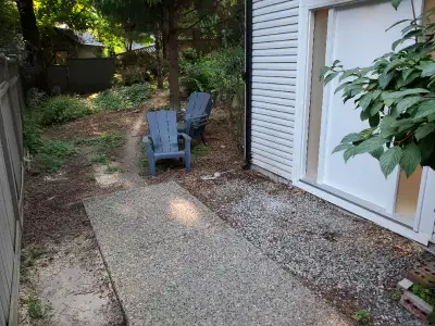 Newly Renovated studio bachelor suite in beautiful neighborhood. Private entrance. All new appliance...