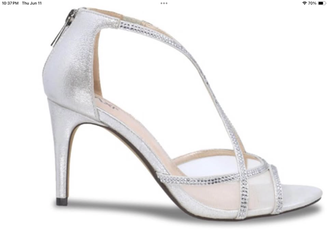 Taxi Paris Silver Heels in Women's - Shoes in Fredericton - Image 4