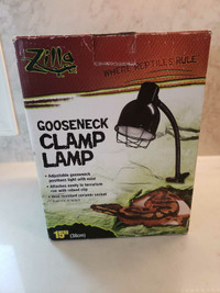 Zilla gooseneck clamp lamp