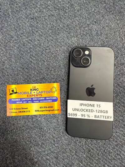 IPHONE 15 like NEW, View more