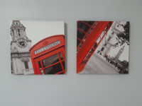 English Telephone Box Canvases