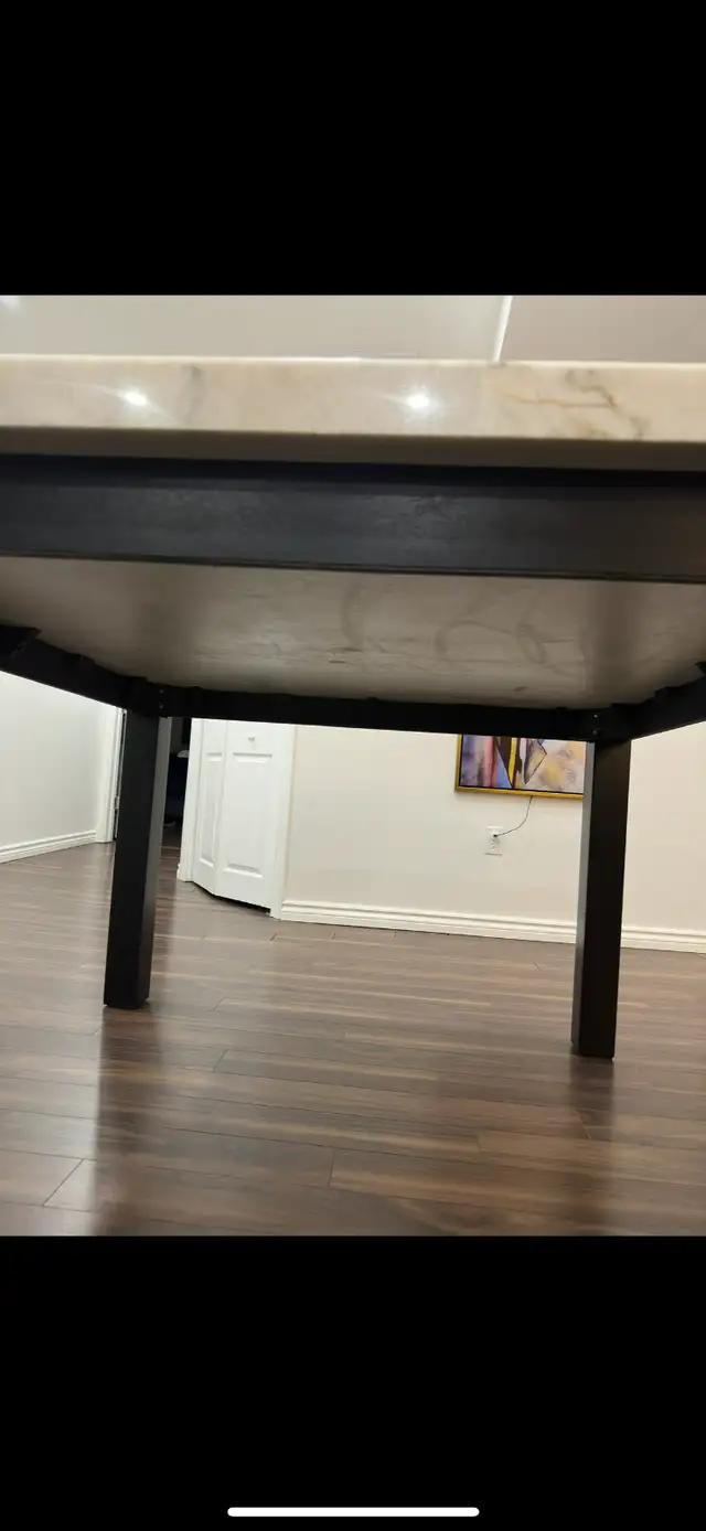 Marble Top Solid Wood Base Dining Table63234728315009124