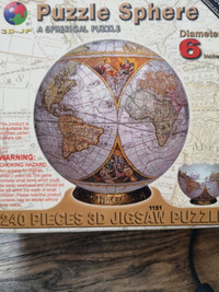 Casse-tête 3 D Puzzle Sphere