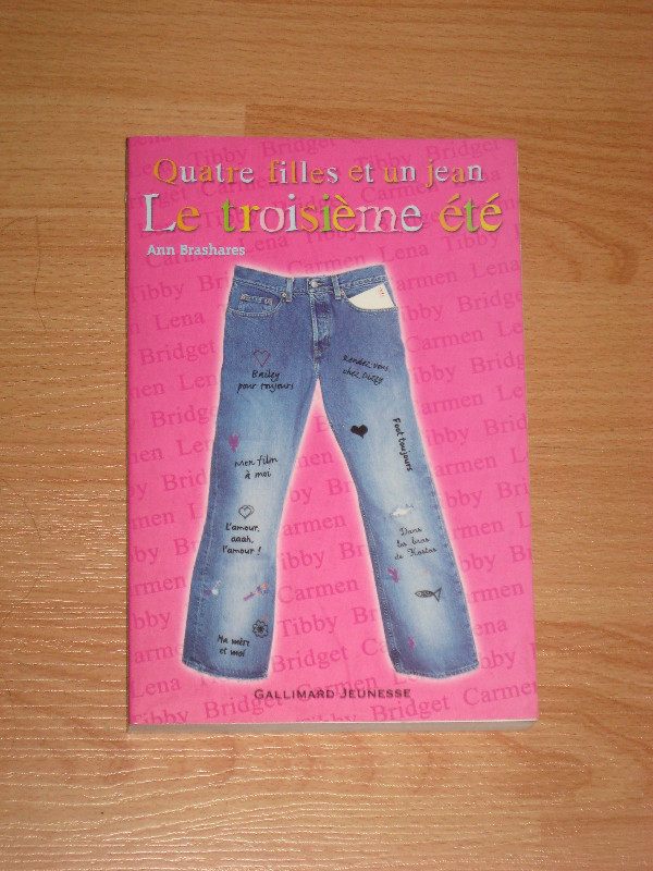 Ann Brashares – Quatre filles et un jean tomes 1-2-3-4 dans Autre  à Sherbrooke - Image 4