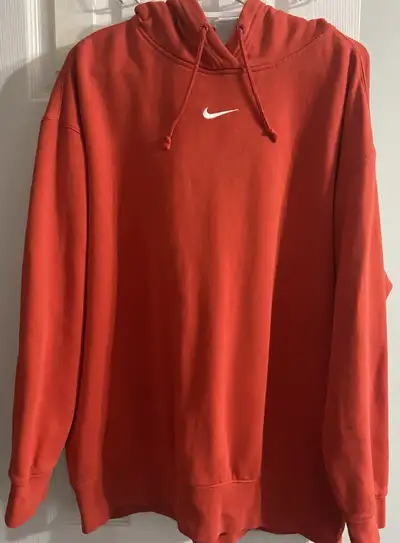 Nike Center Swoosh Hoodie OG Size Large Mint Condition Orange , View more