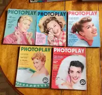 5 1955 Photoplay Magazine Issues Great Shape!